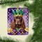 Edge Collections - 2.80" X 0.15" - Multicolor - Cocker Spaniel Mardi Gras Royal Collectible - 1 Piece